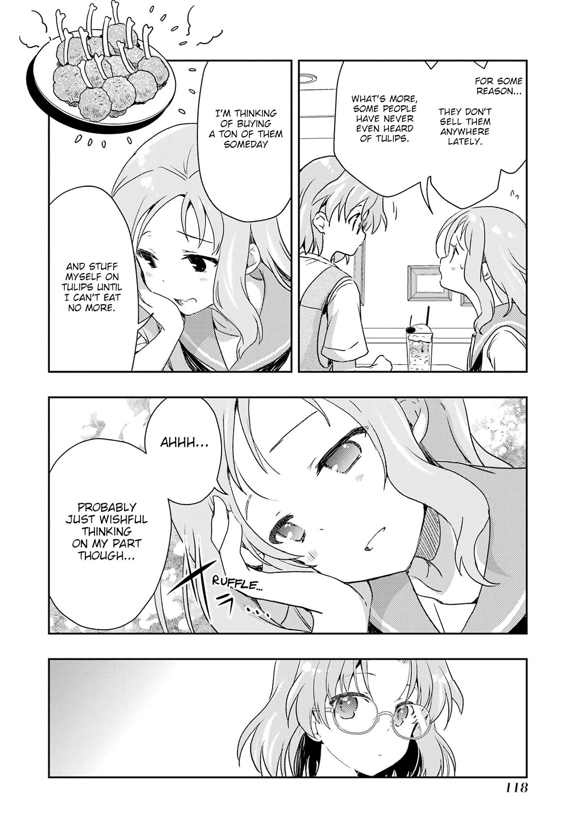 Someya Mako's Mahjong Parlor Food Chapter 27 page 10 - Chapter 27: A Feast! The Vanishing Mystery Meat! ~ Juicy Fried Chicken Tulips ~