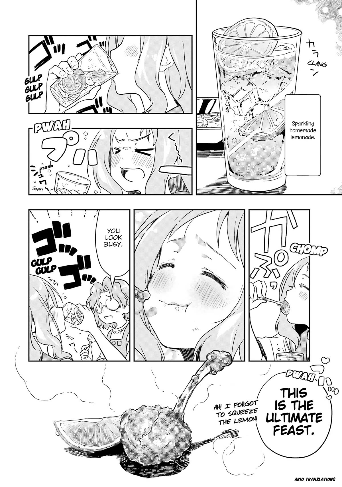 Someya Mako's Mahjong Parlor Food Chapter 27 page 16 - Chapter 27: A Feast! The Vanishing Mystery Meat! ~ Juicy Fried Chicken Tulips ~