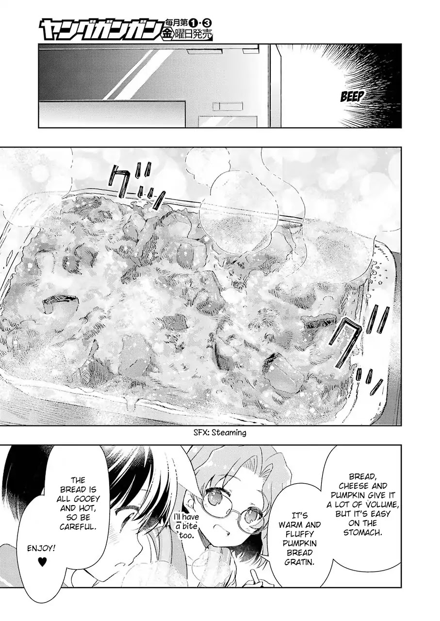 Someya Mako's Mahjong Parlor Food Chapter 3 page 9 - Chapter 3: Warm and fluffy pumpkin gratin bread