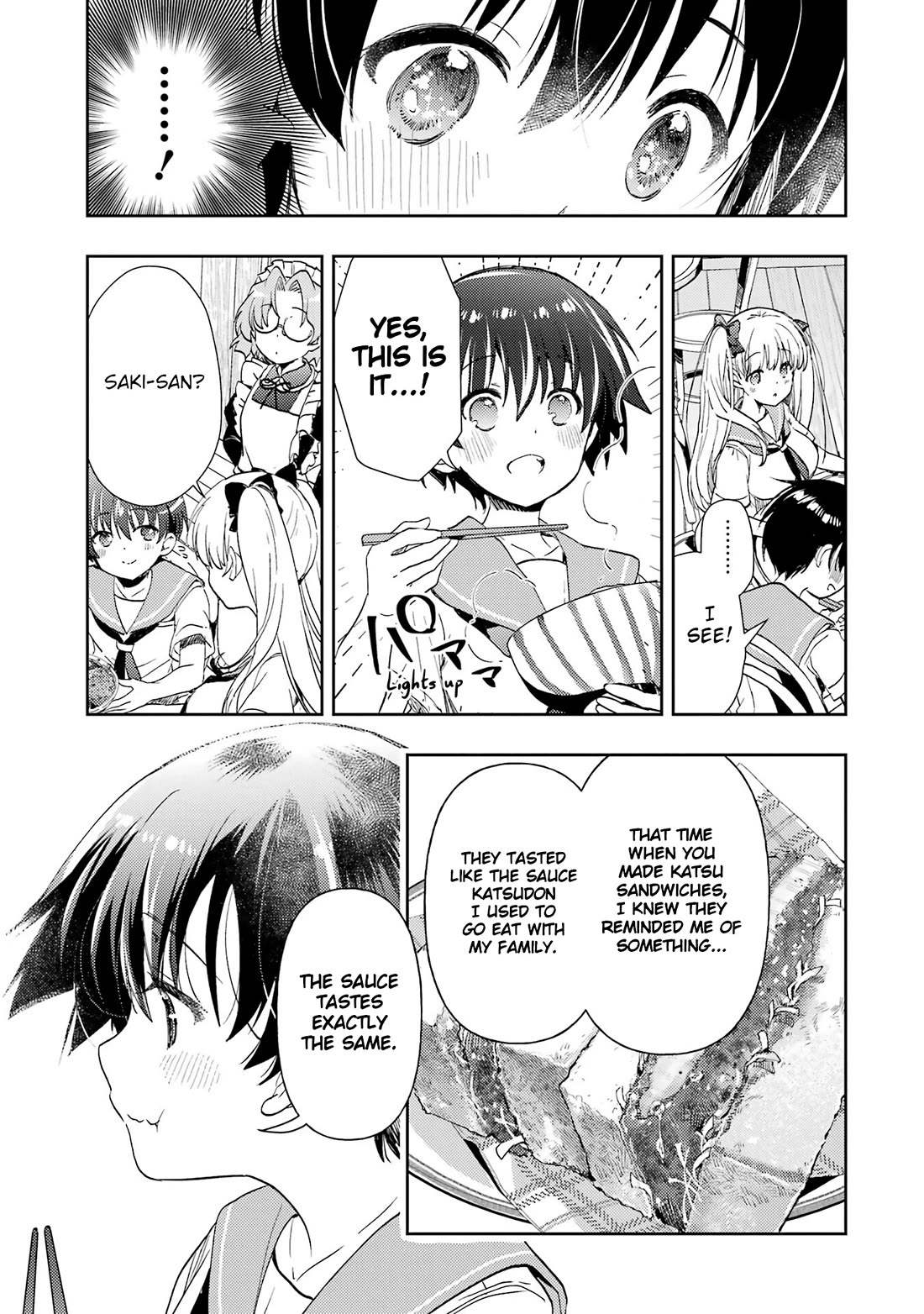 Someya Mako's Mahjong Parlor Food Chapter 30 page 7 - Chapter 30: Saki, Memories and Katsudon [END]
