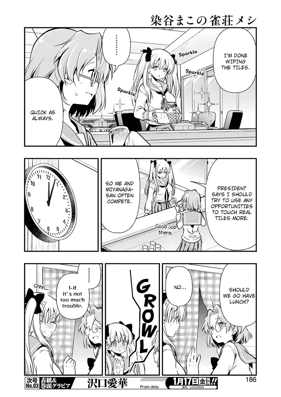 Someya Mako's Mahjong Parlor Food Chapter 8 page 4 - Chapter 8: Light and hearty tempura zaru soba