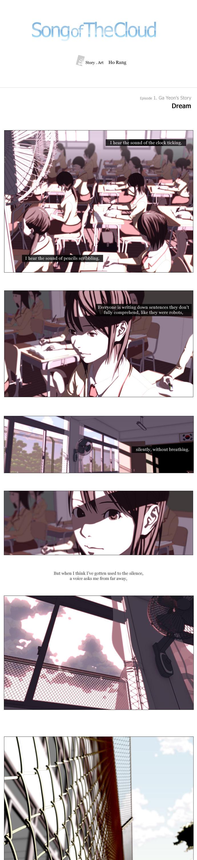 Song of the Cloud Chapter 1 page 1 - Chapter 1: Dream