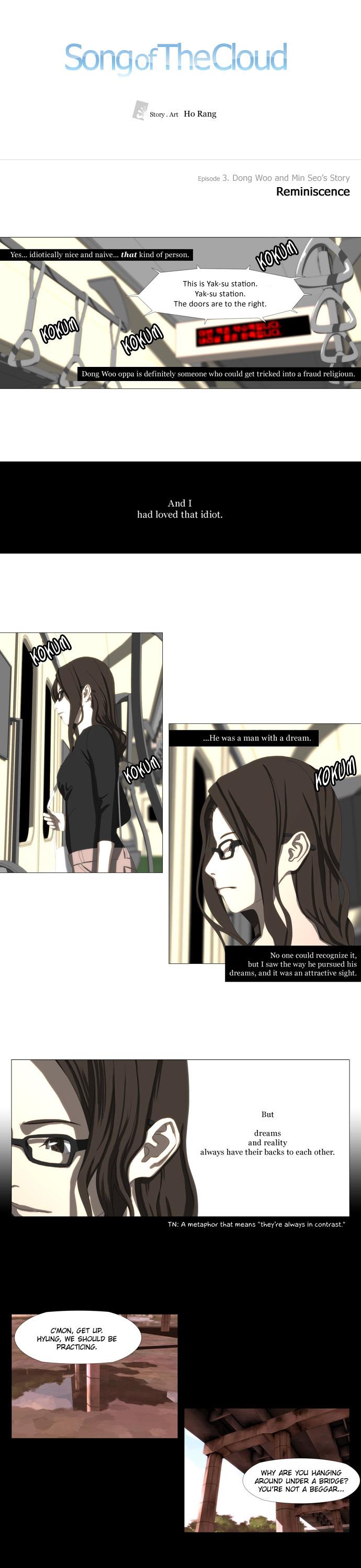 Song of the Cloud Chapter 19 page 1 - Chapter 19: Reminiscence