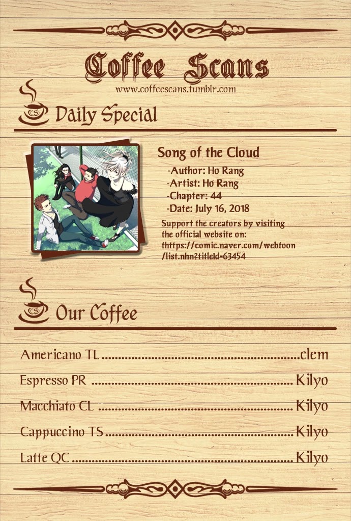 Song of the Cloud Chapter 44 page 1 - Chapter 44: A Sense of Shame