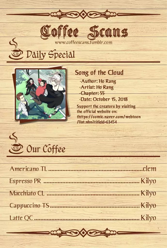 Song of the Cloud Chapter 55 page 1 - Chapter 55: Sorry We're Late!