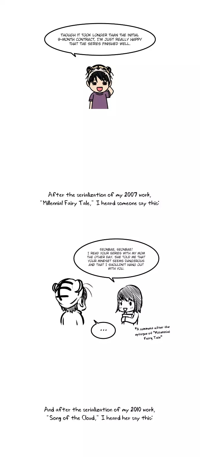 Song of the Cloud Chapter 56 page 3 - Chapter 56: Afterword