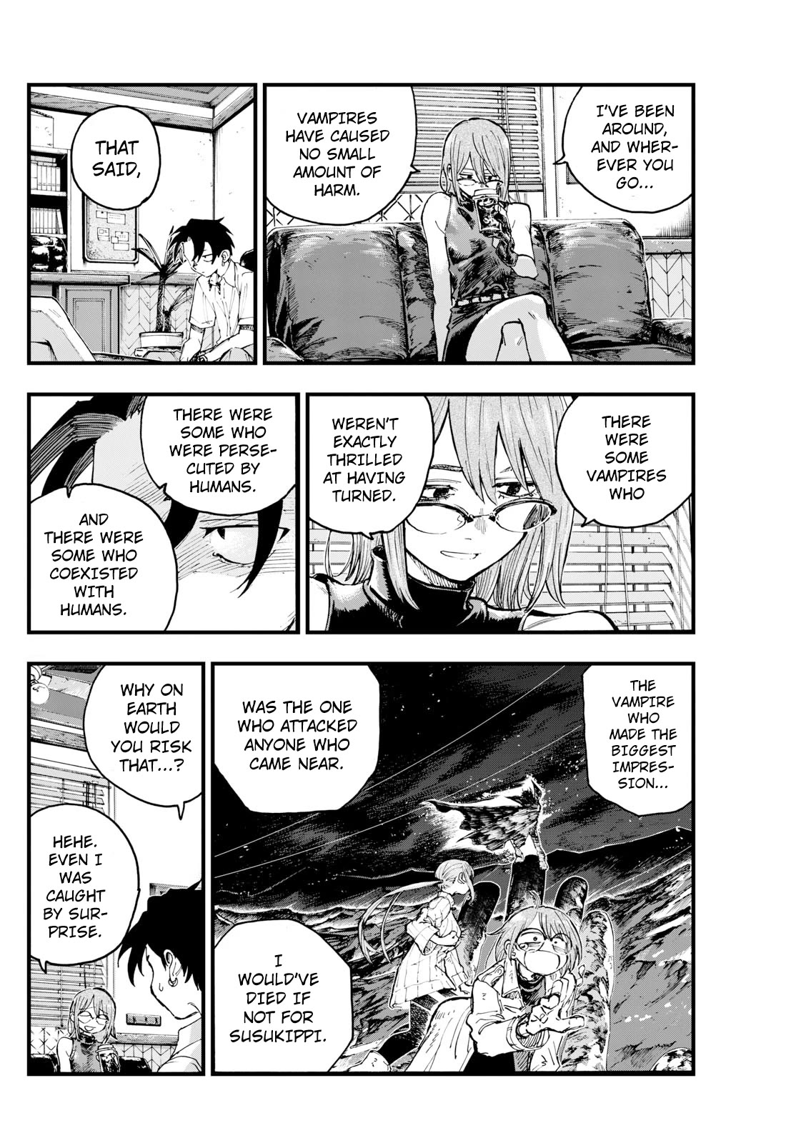 Song of the Night Walkers Chapter 199 page 9 - Chapter 199: A Fascinating Tale. You Should Become a Writer.