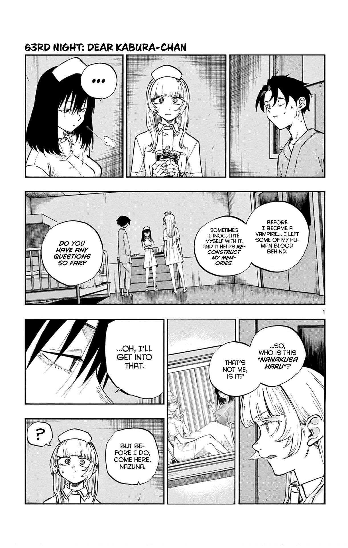 Song of the Night Walkers Chapter 63 page 1 - Chapter 63: Dear Kabura-chan