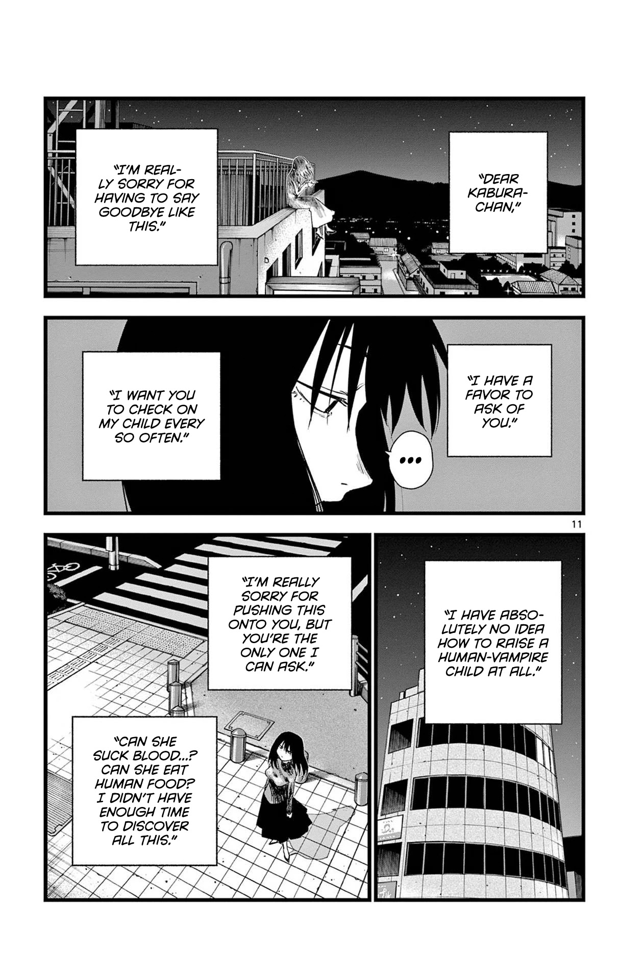 Song of the Night Walkers Chapter 63 page 11 - Chapter 63: Dear Kabura-chan