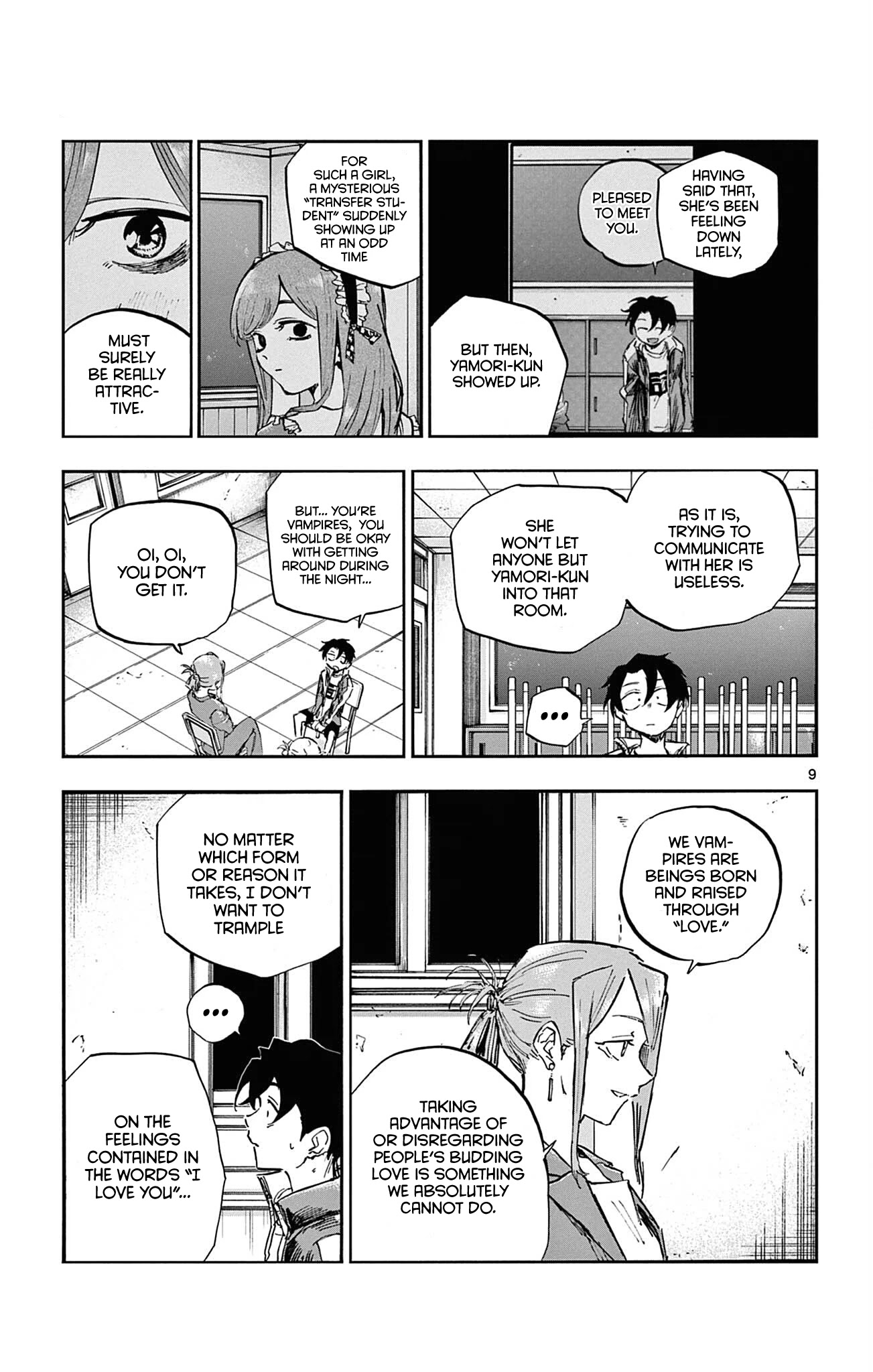 Song of the Night Walkers Chapter 72 page 11 - Chapter 72: Yamori-kun Seems Quite Shocked