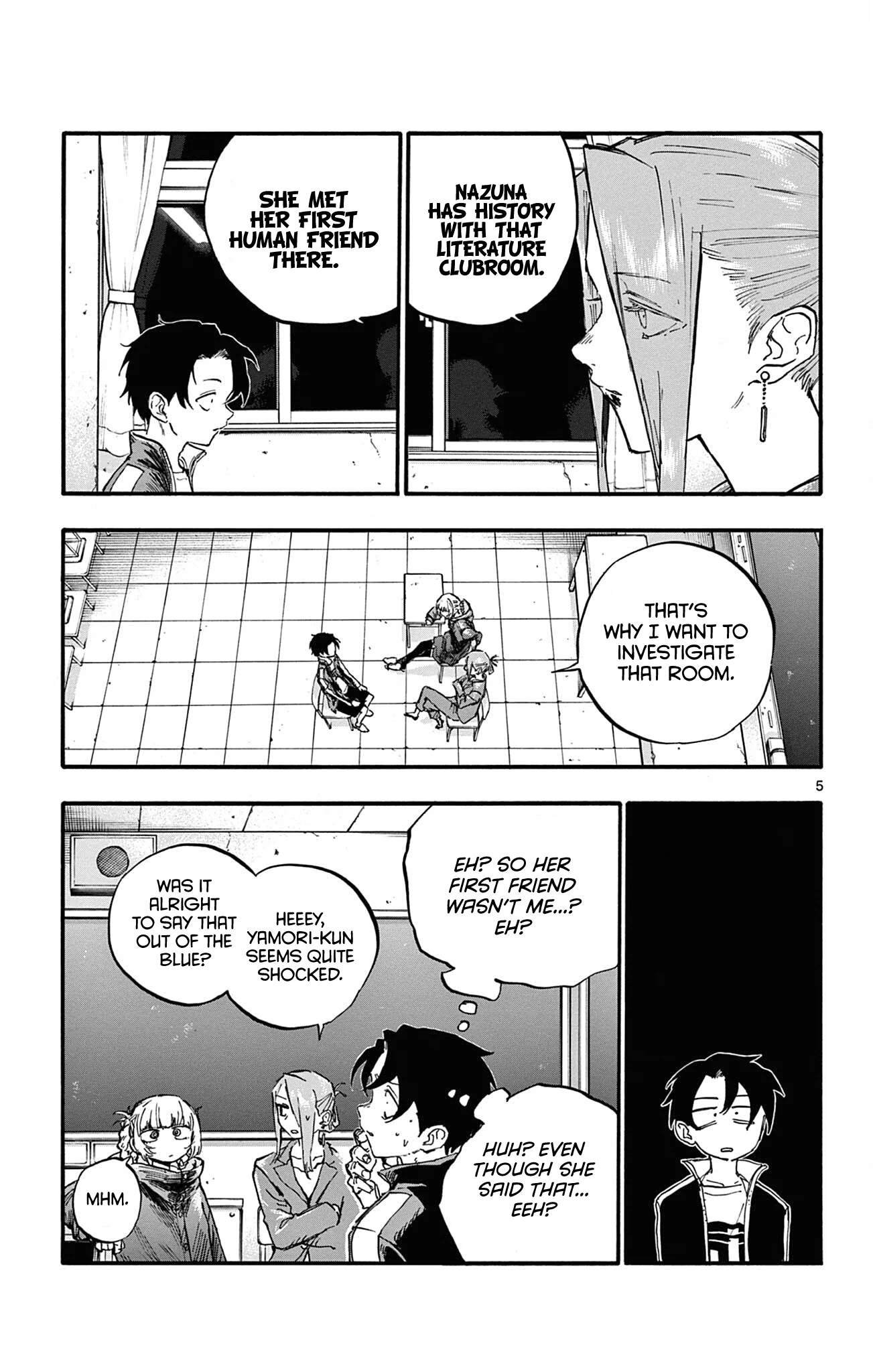 Song of the Night Walkers Chapter 72 page 7 - Chapter 72: Yamori-kun Seems Quite Shocked