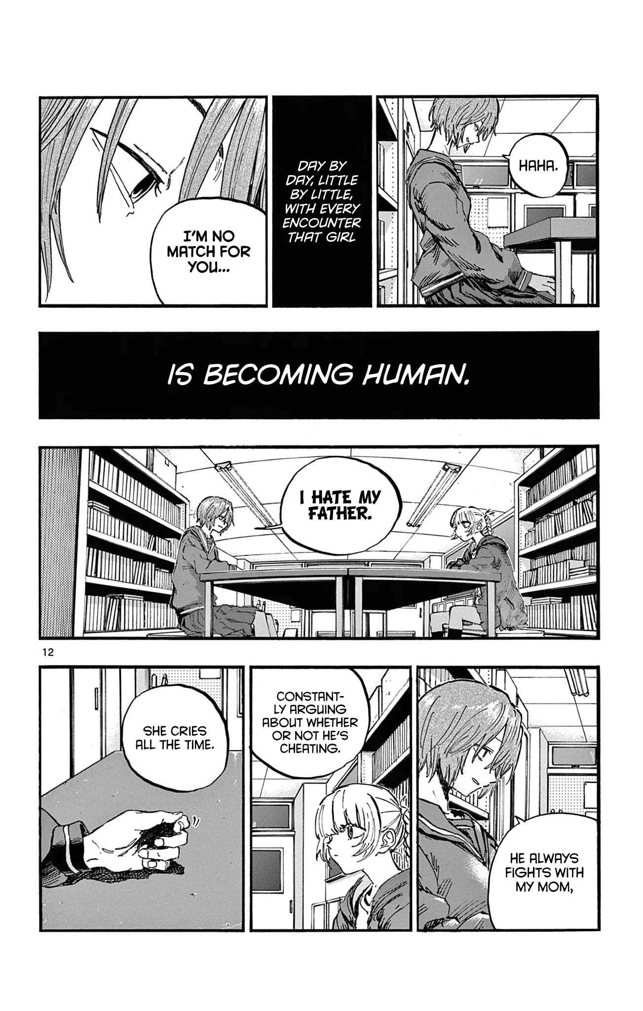 Song of the Night Walkers Chapter 76 page 12 - Chapter 76: ‘Cause You’re Dumb, Nanakusa-san
