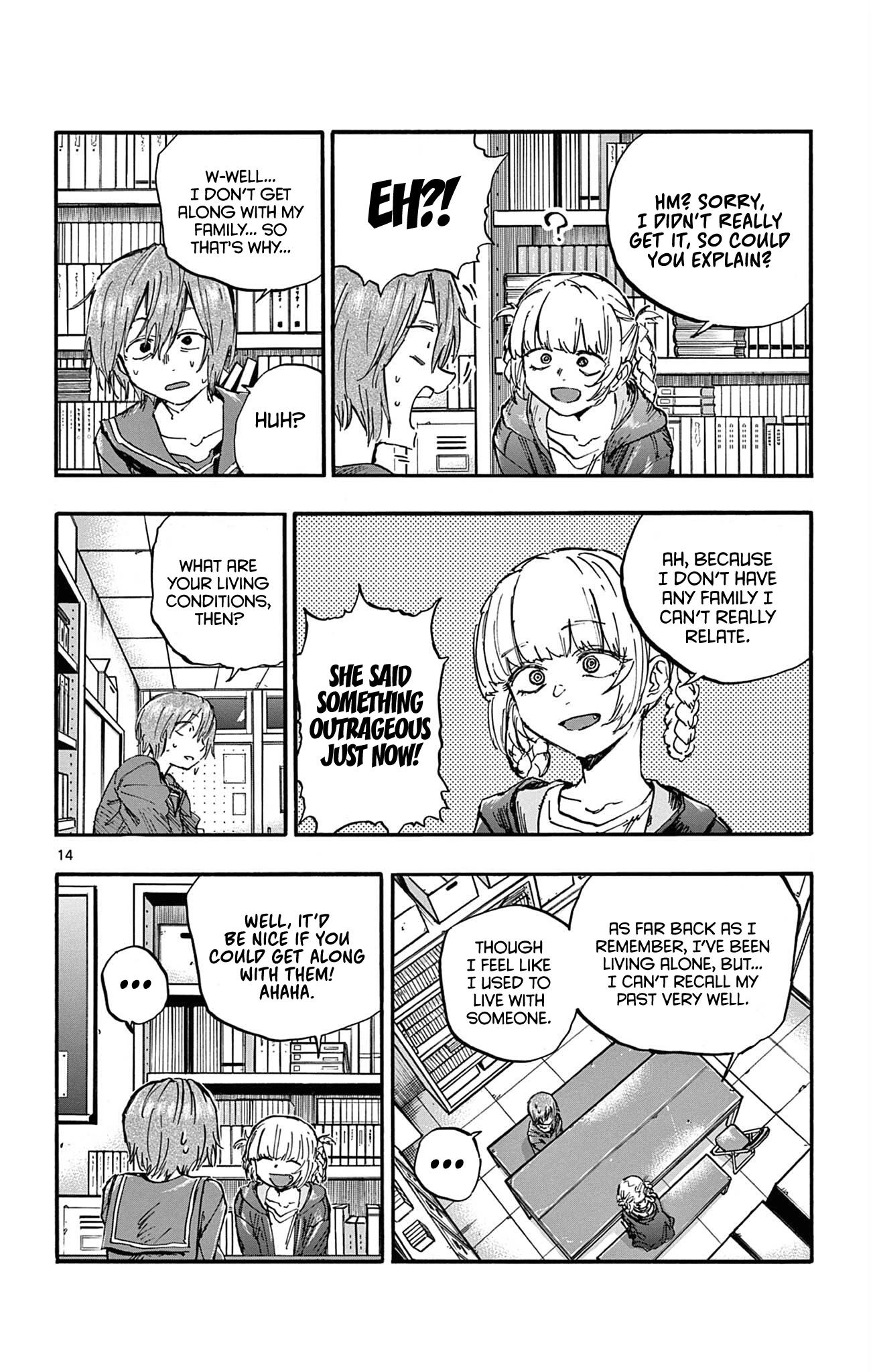 Song of the Night Walkers Chapter 76 page 14 - Chapter 76: ‘Cause You’re Dumb, Nanakusa-san