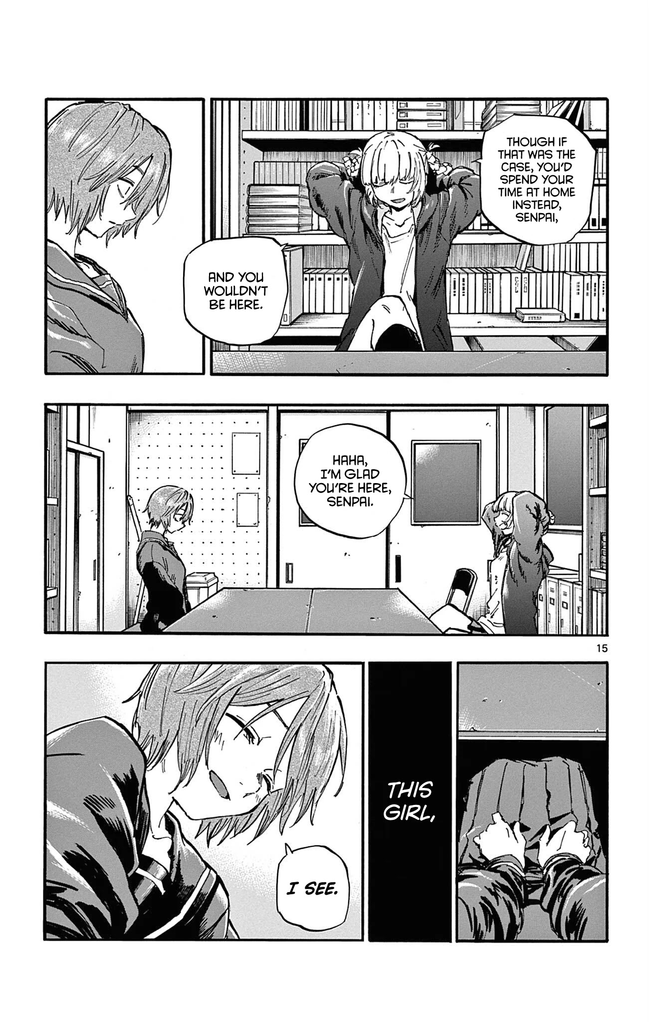 Song of the Night Walkers Chapter 76 page 15 - Chapter 76: ‘Cause You’re Dumb, Nanakusa-san