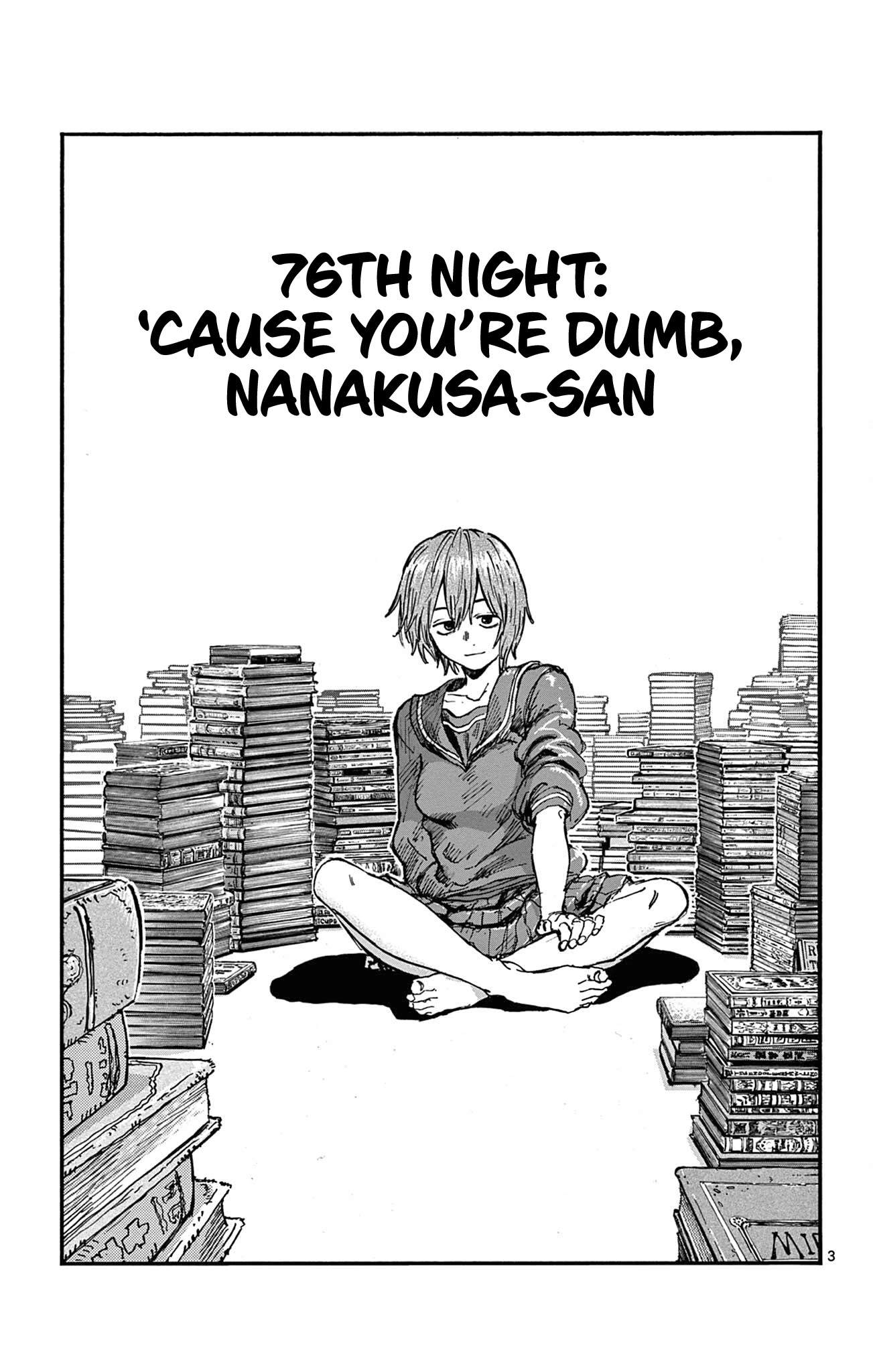 Song of the Night Walkers Chapter 76 page 3 - Chapter 76: ‘Cause You’re Dumb, Nanakusa-san