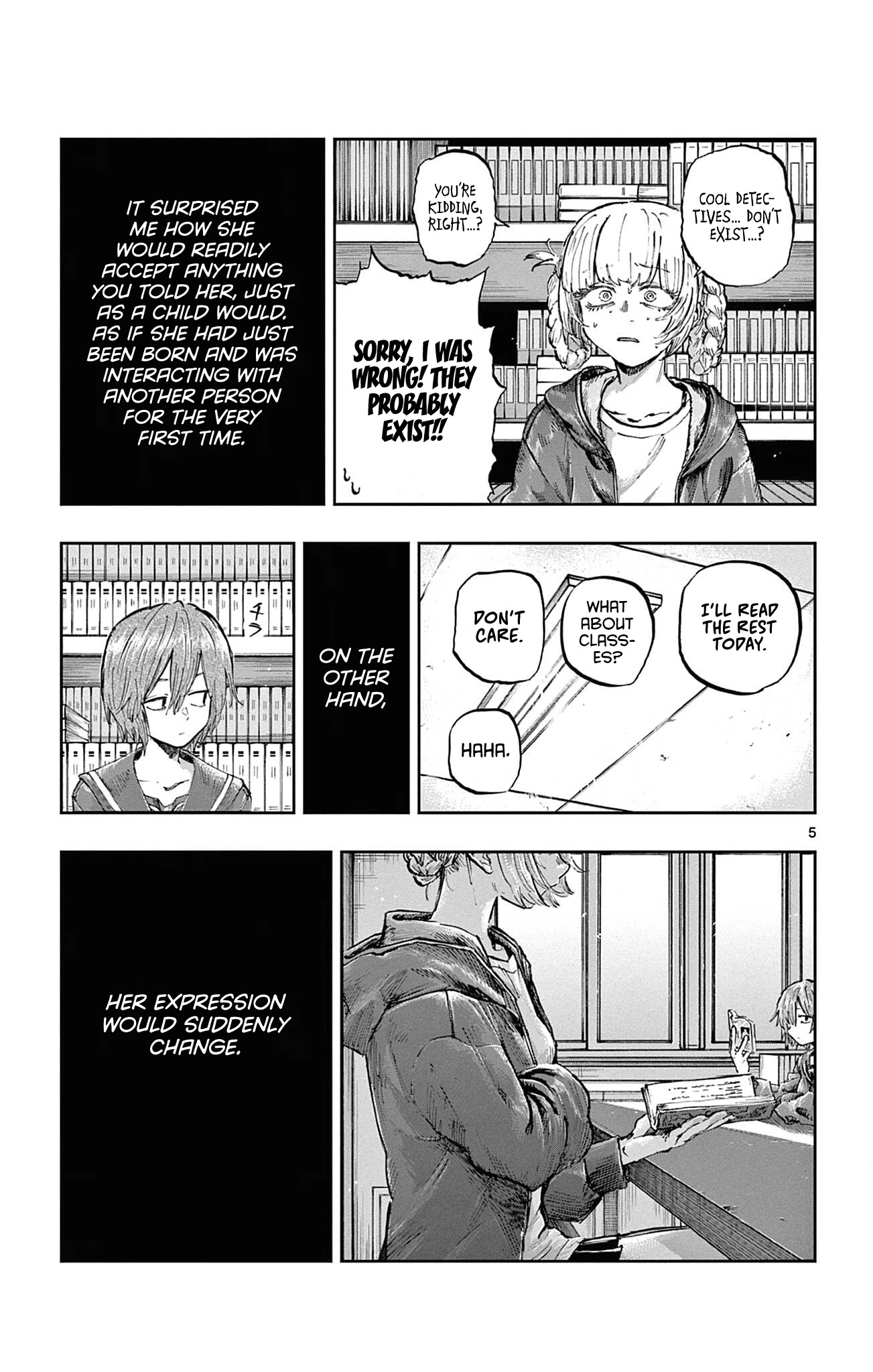 Song of the Night Walkers Chapter 76 page 5 - Chapter 76: ‘Cause You’re Dumb, Nanakusa-san