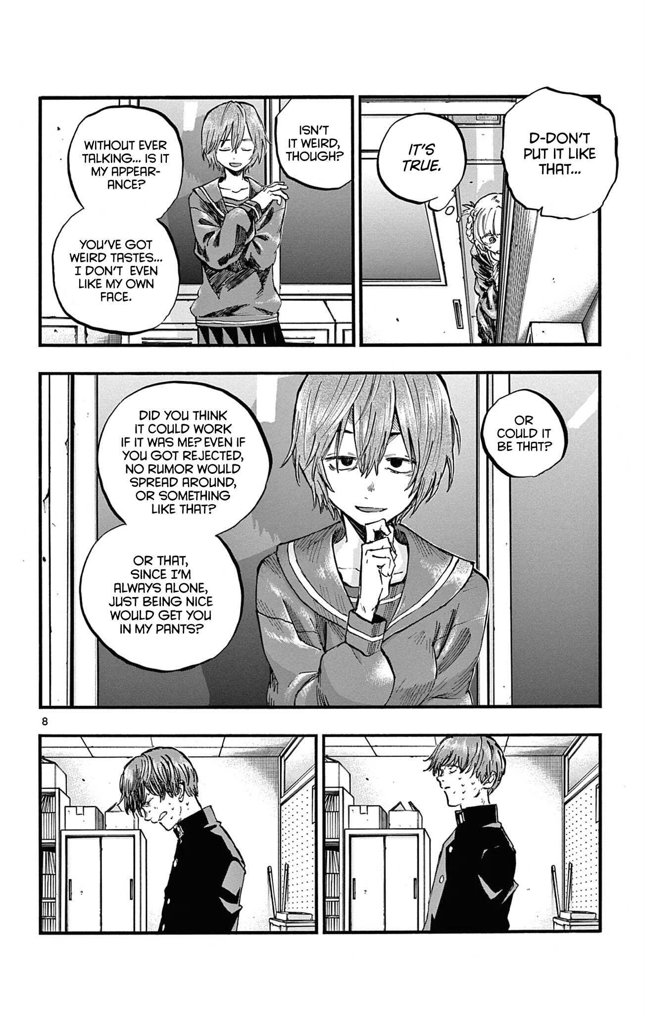 Song of the Night Walkers Chapter 76 page 8 - Chapter 76: ‘Cause You’re Dumb, Nanakusa-san