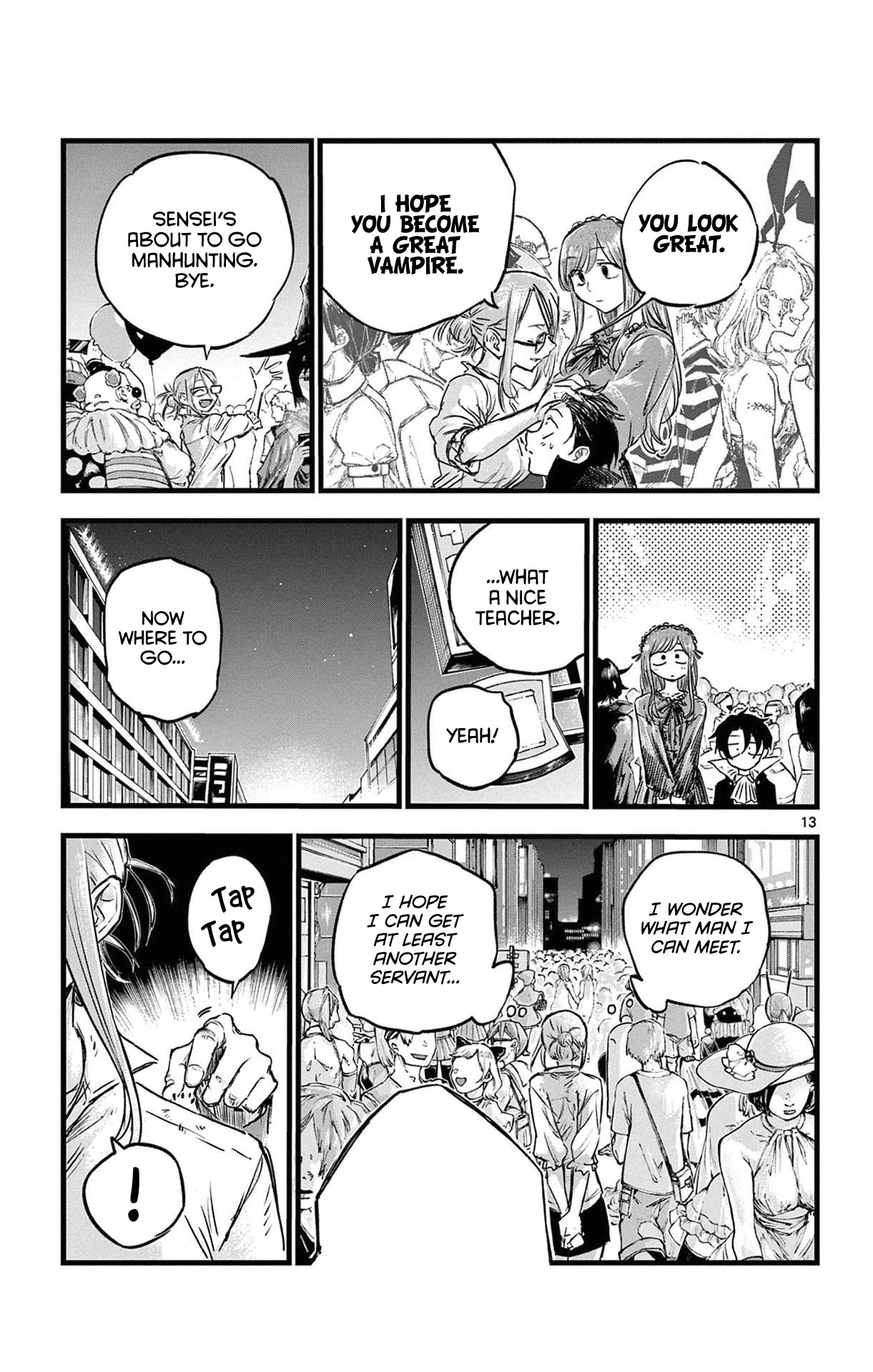 Song of the Night Walkers Chapter 84 page 13 - Chapter 84: I Hope You Become a Great Vampire