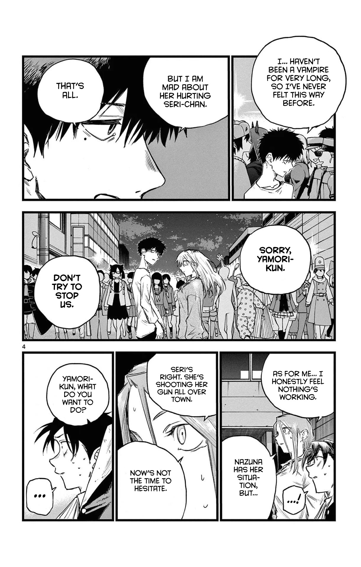 Song of the Night Walkers Chapter 86 page 4 - Chapter 86: Yamori-Kun, What Do You Want to Do?