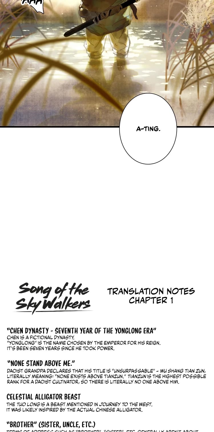 Song of the Sky Walkers Chapter 1 page 38 - Chapter 1: Heavenly Calamity