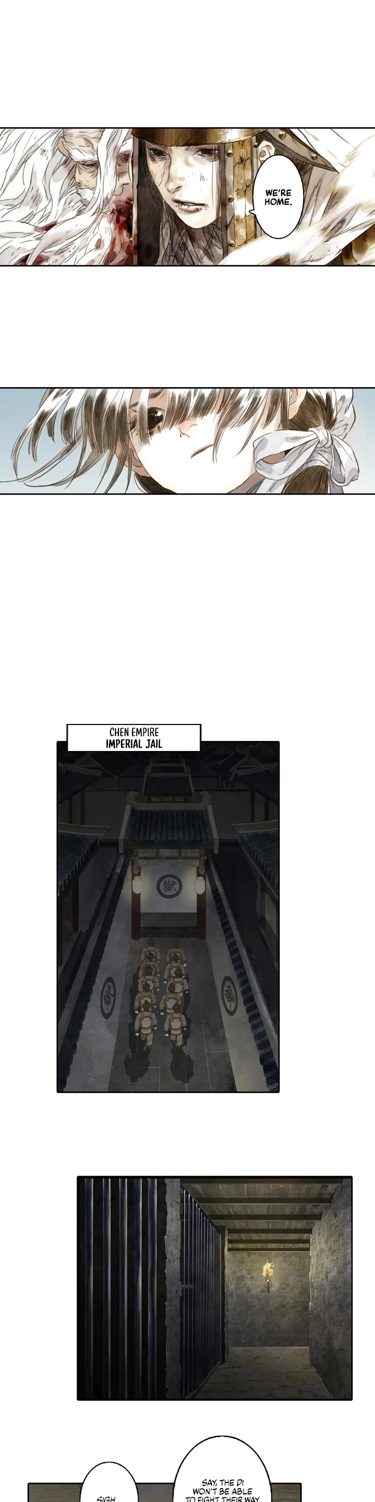 Song of the Sky Walkers Chapter 21 page 8 - Chapter 21: Breaking Into Jail Alone