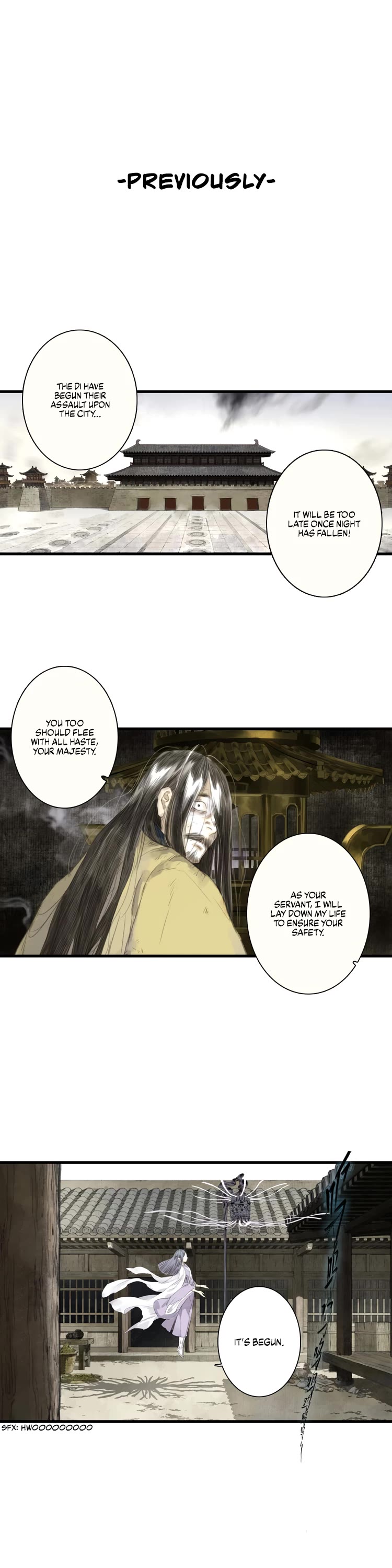 Song of the Sky Walkers Chapter 30 page 1 - Chapter 30: Attack on Bai Li Ji! (2)