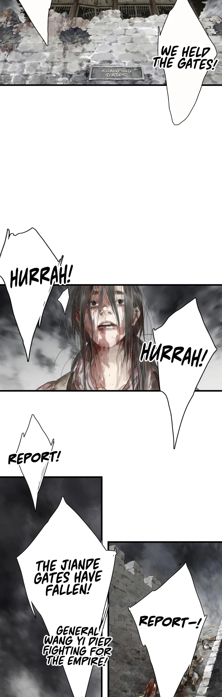 Song of the Sky Walkers Chapter 34 page 4 - Chapter 34: The Fallen City