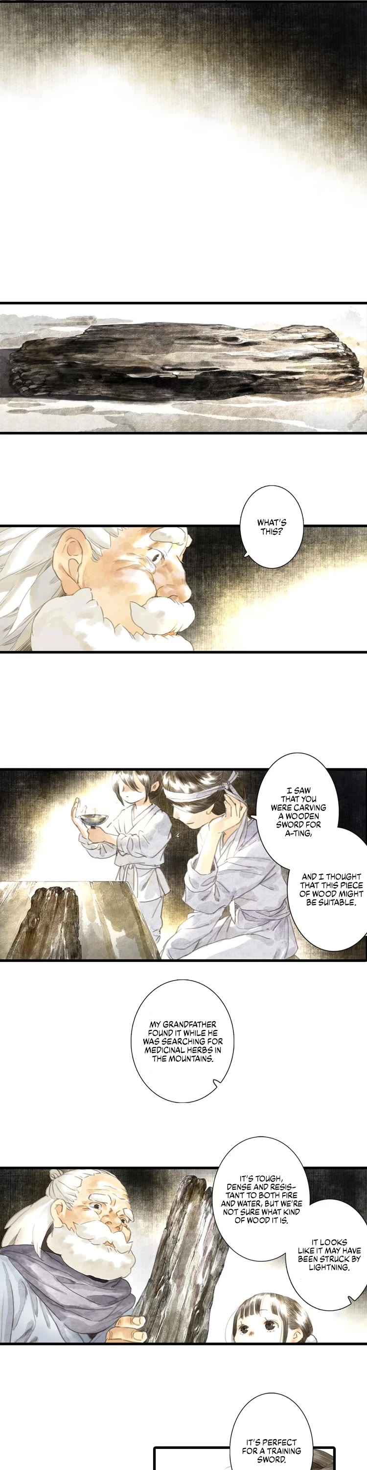 Song of the Sky Walkers Chapter 5 page 6 - Chapter 5: A Wooden Sword