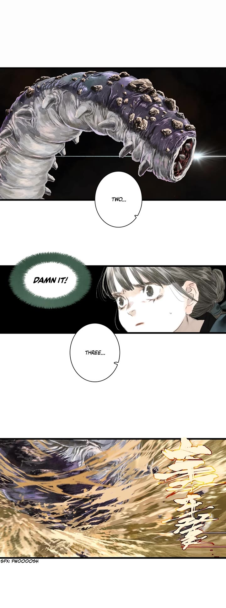 Song of the Sky Walkers Chapter 51.1 page 4 - Chapter 51.1: The Great Sandwyrm Strikes! (Part 1)