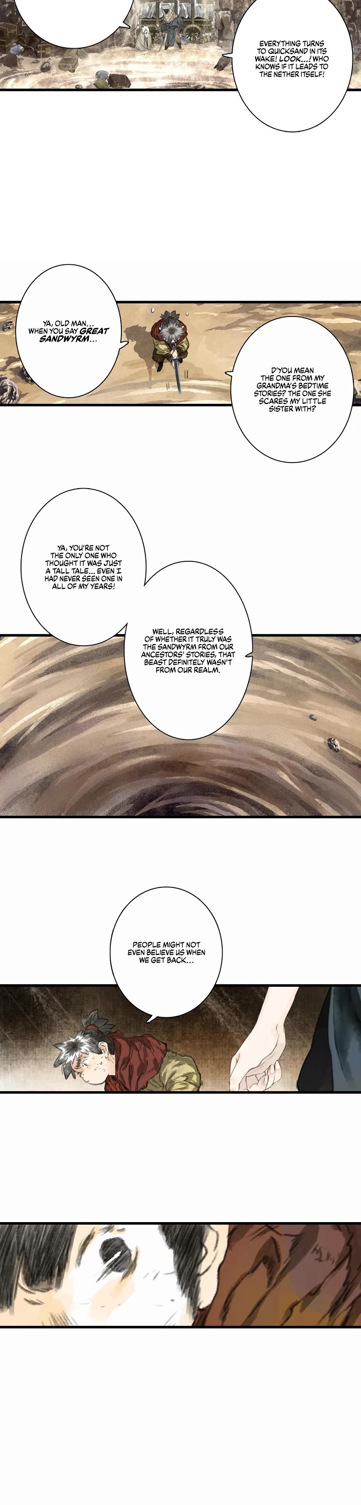 Song of the Sky Walkers Chapter 51.1 page 7 - Chapter 51.1: The Great Sandwyrm Strikes! (Part 1)