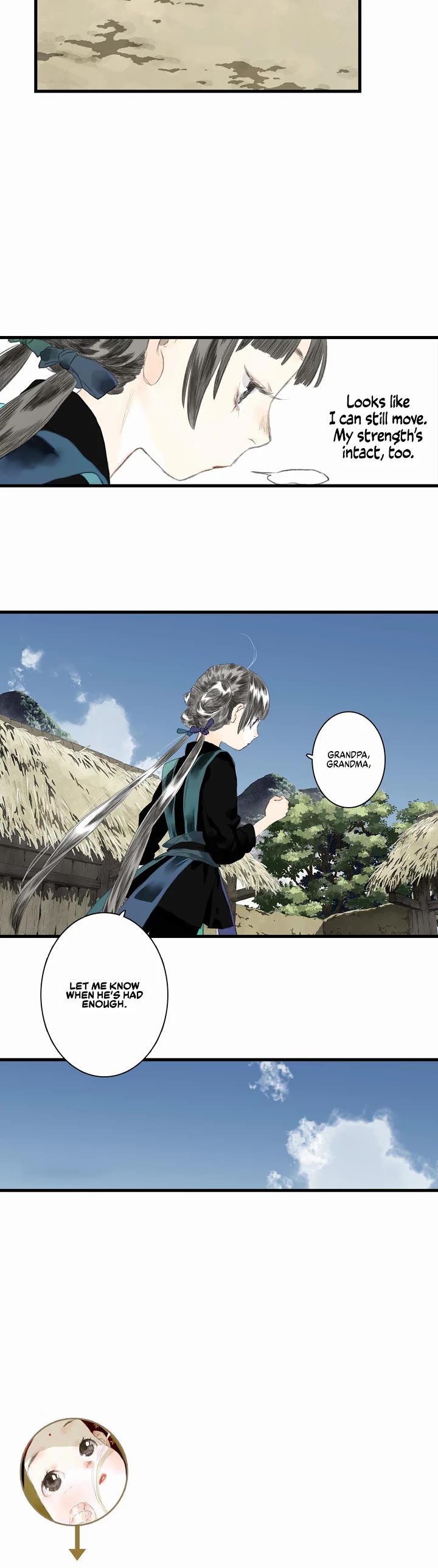Song of the Sky Walkers Chapter 56 page 10 - Chapter 56: Out of Qi After a Thousand Li Escape