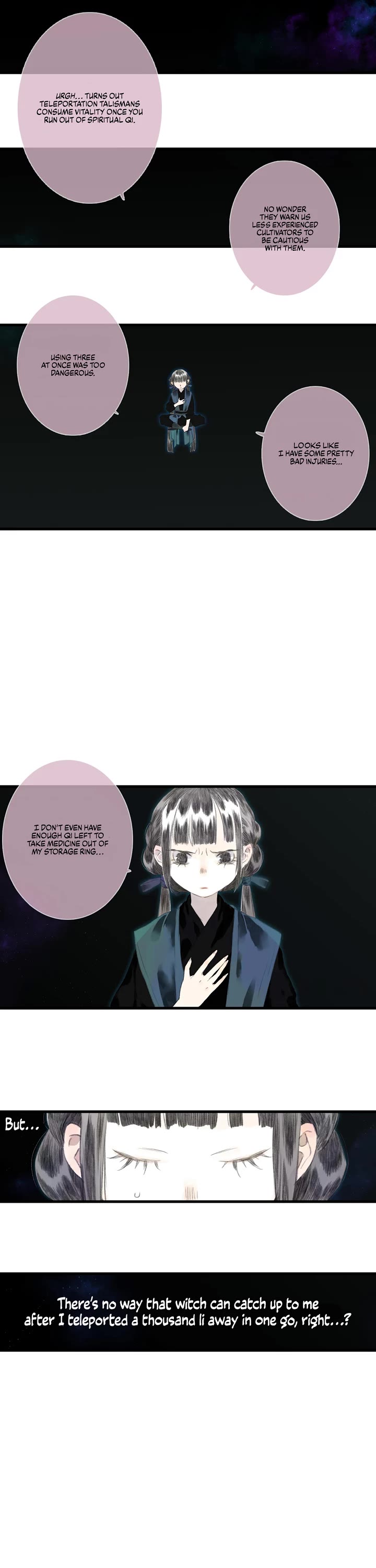 Song of the Sky Walkers Chapter 56 page 6 - Chapter 56: Out of Qi After a Thousand Li Escape