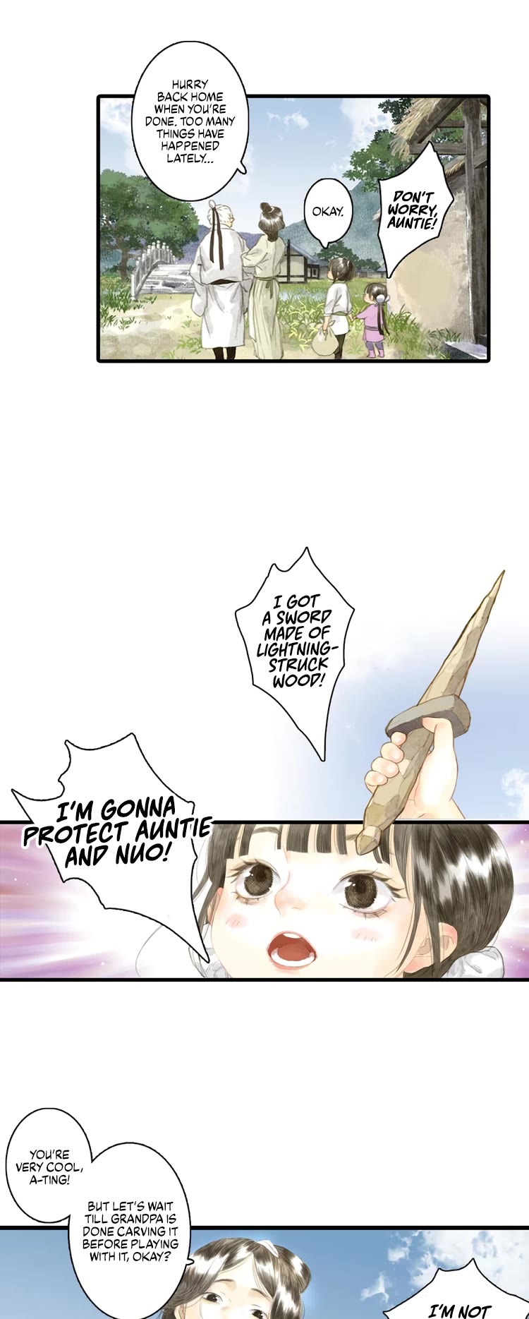 Song of the Sky Walkers Chapter 7 page 12 - Chapter 7: Strange Happenings In The Village