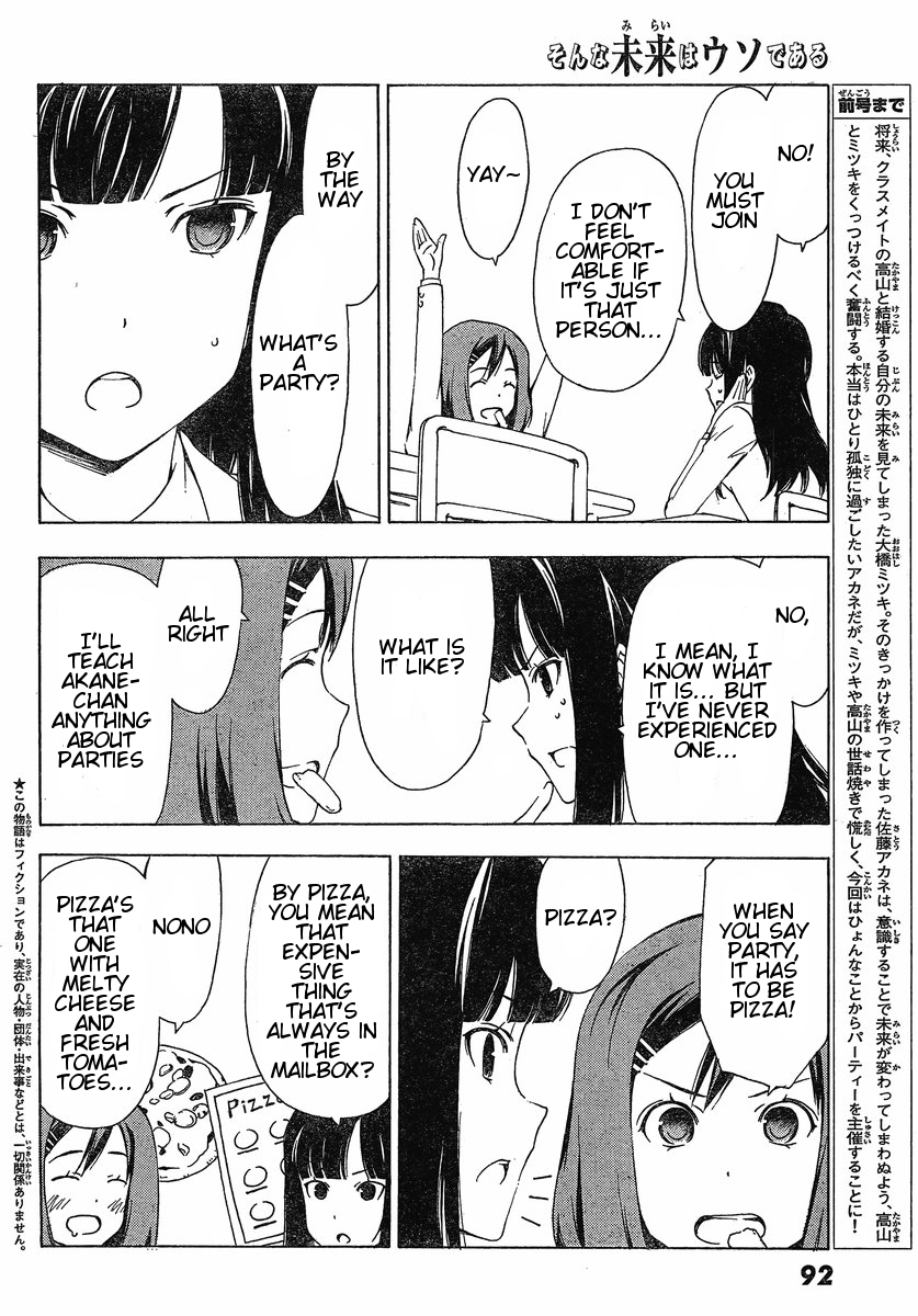 Sonna Mirai wa Uso de Aru Chapter 15 page 2 - Chapter 15: That Tension