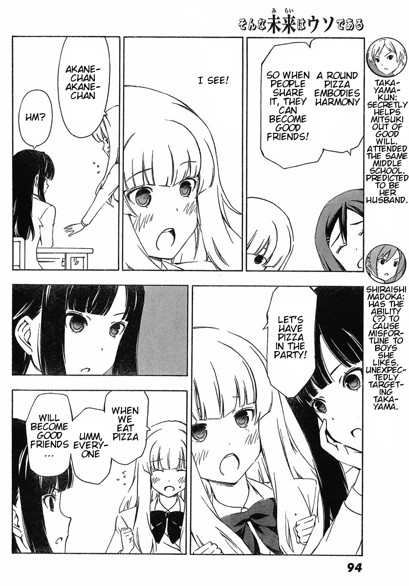 Sonna Mirai wa Uso de Aru Chapter 15 page 4 - Chapter 15: That Tension