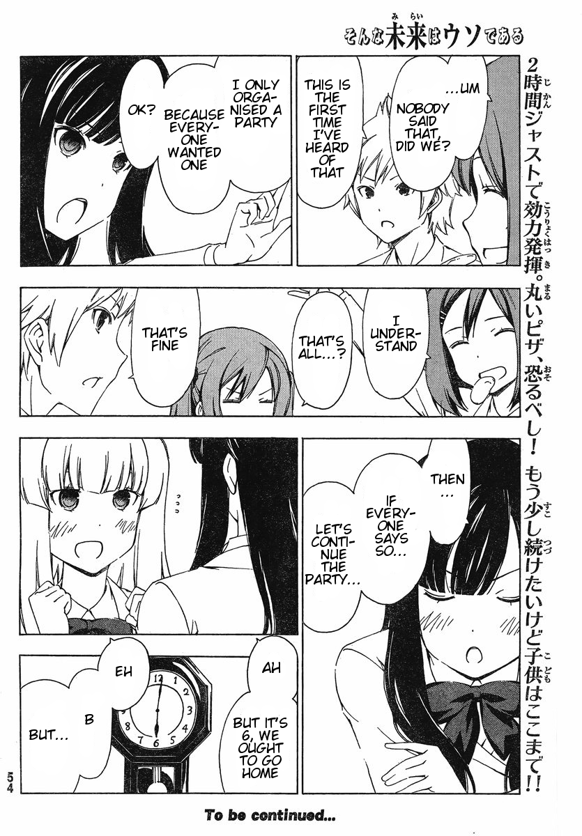 Sonna Mirai wa Uso de Aru Chapter 16 page 10 - Chapter 16: Clearly