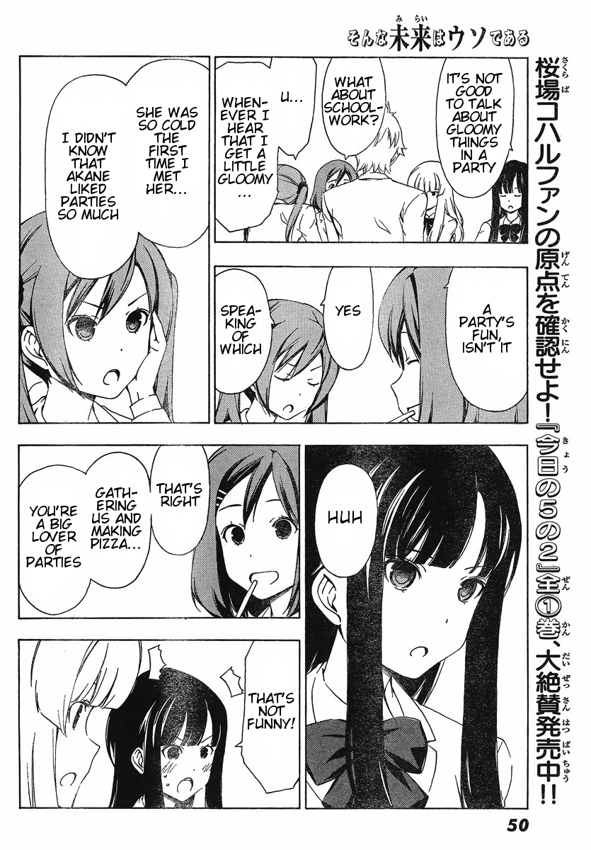 Sonna Mirai wa Uso de Aru Chapter 16 page 6 - Chapter 16: Clearly