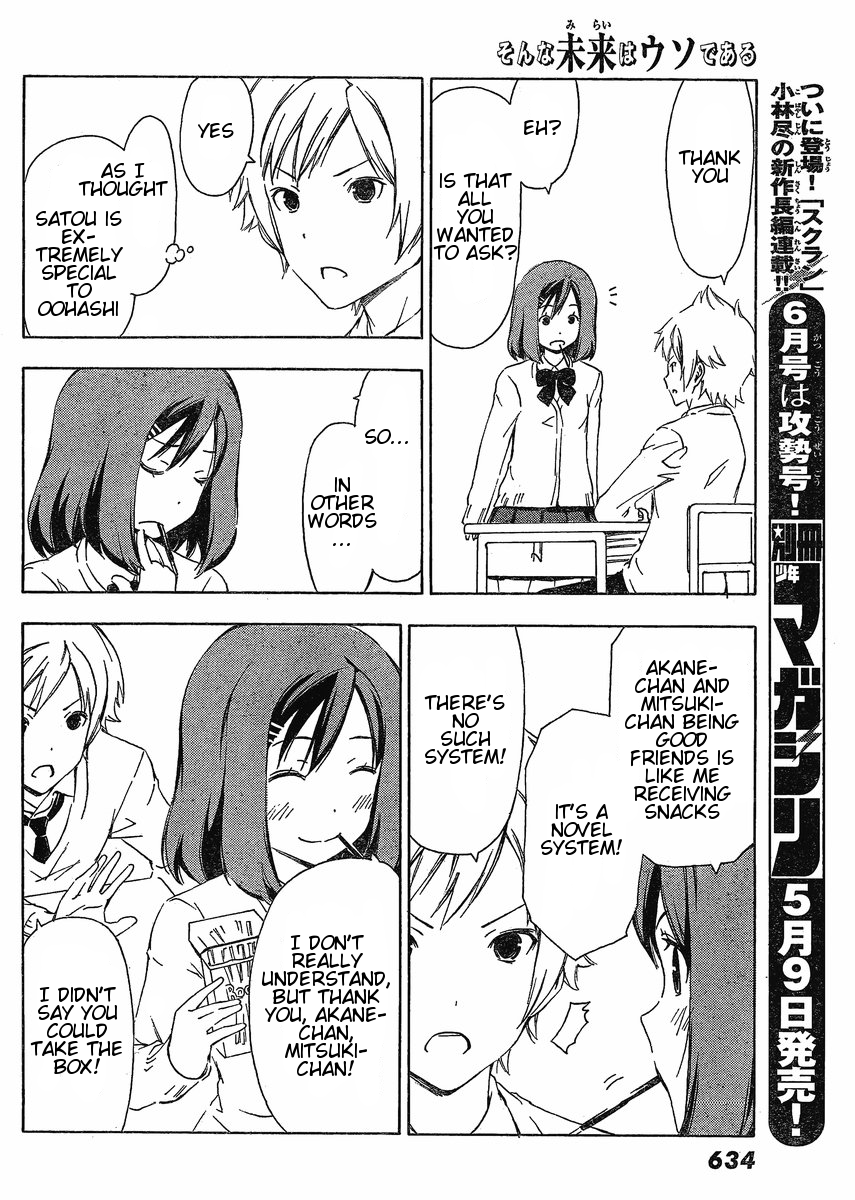 Sonna Mirai wa Uso de Aru Chapter 20 page 8 - Chapter 20: As I Thought