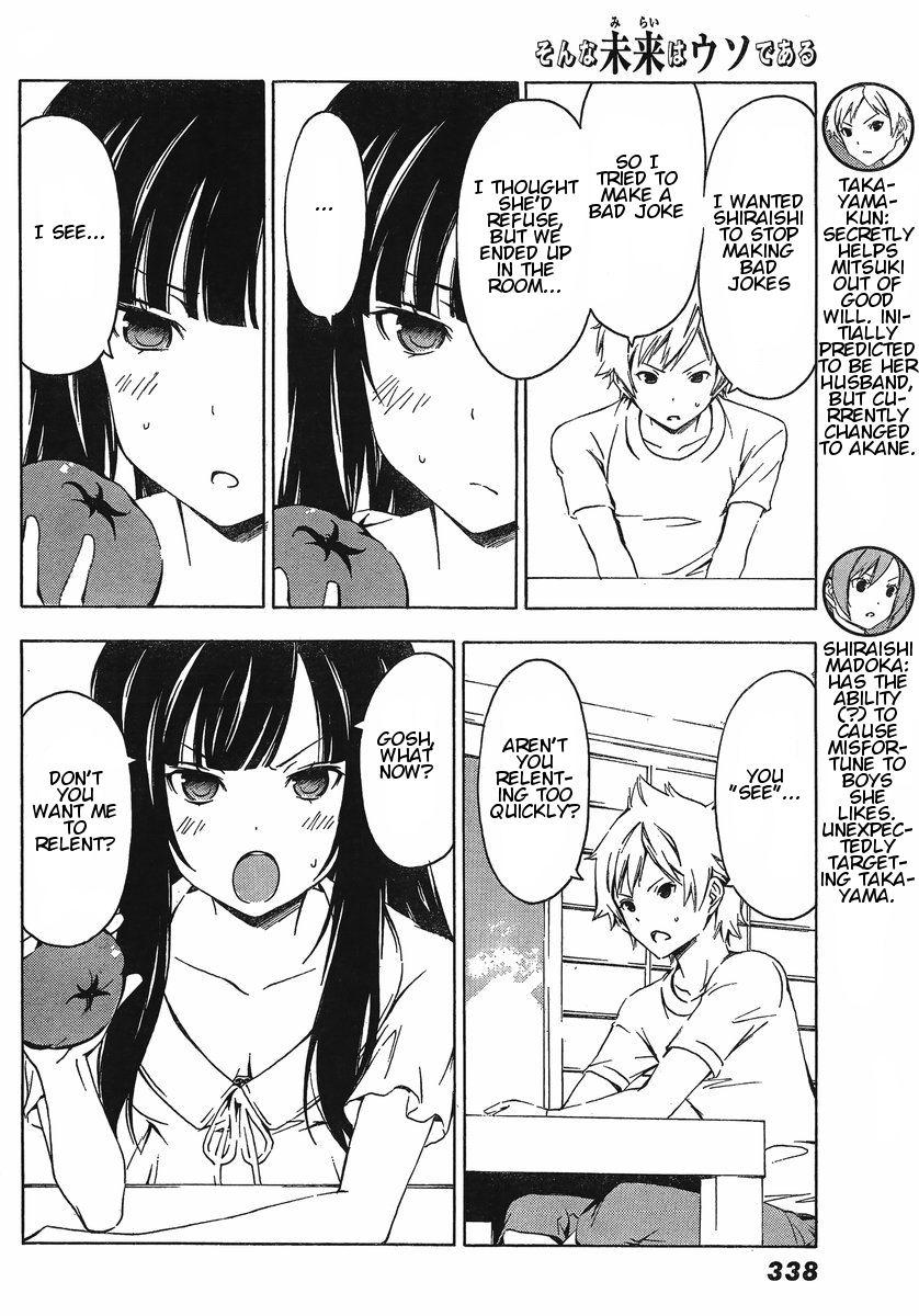 Sonna Mirai wa Uso de Aru Chapter 26 page 4 - Chapter 26: Rather Than That