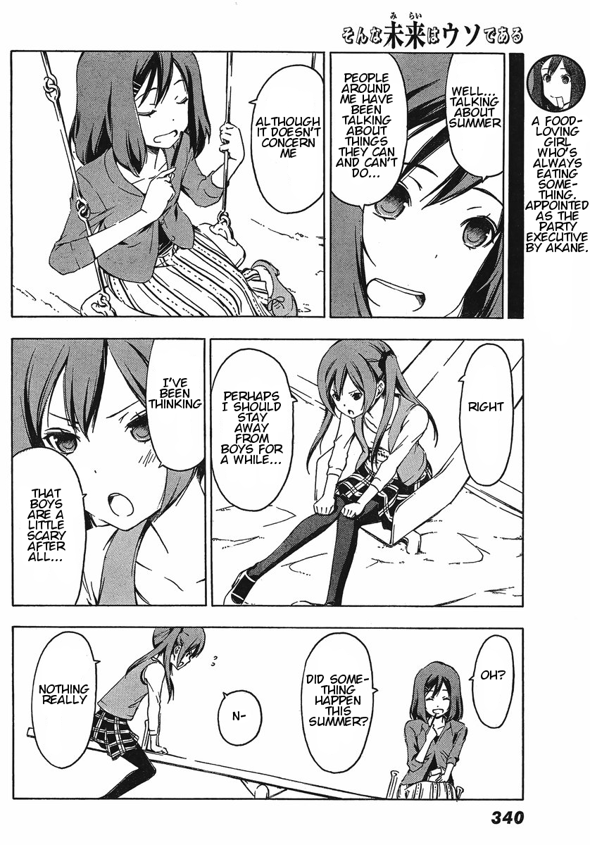 Sonna Mirai wa Uso de Aru Chapter 26 page 6 - Chapter 26: Rather Than That