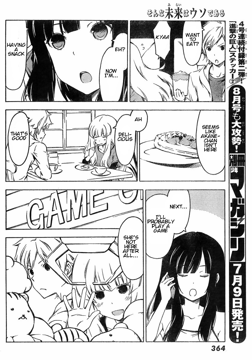 Sonna Mirai wa Uso de Aru Chapter 46 page 8 - Chapter 46: Go Look for Her
