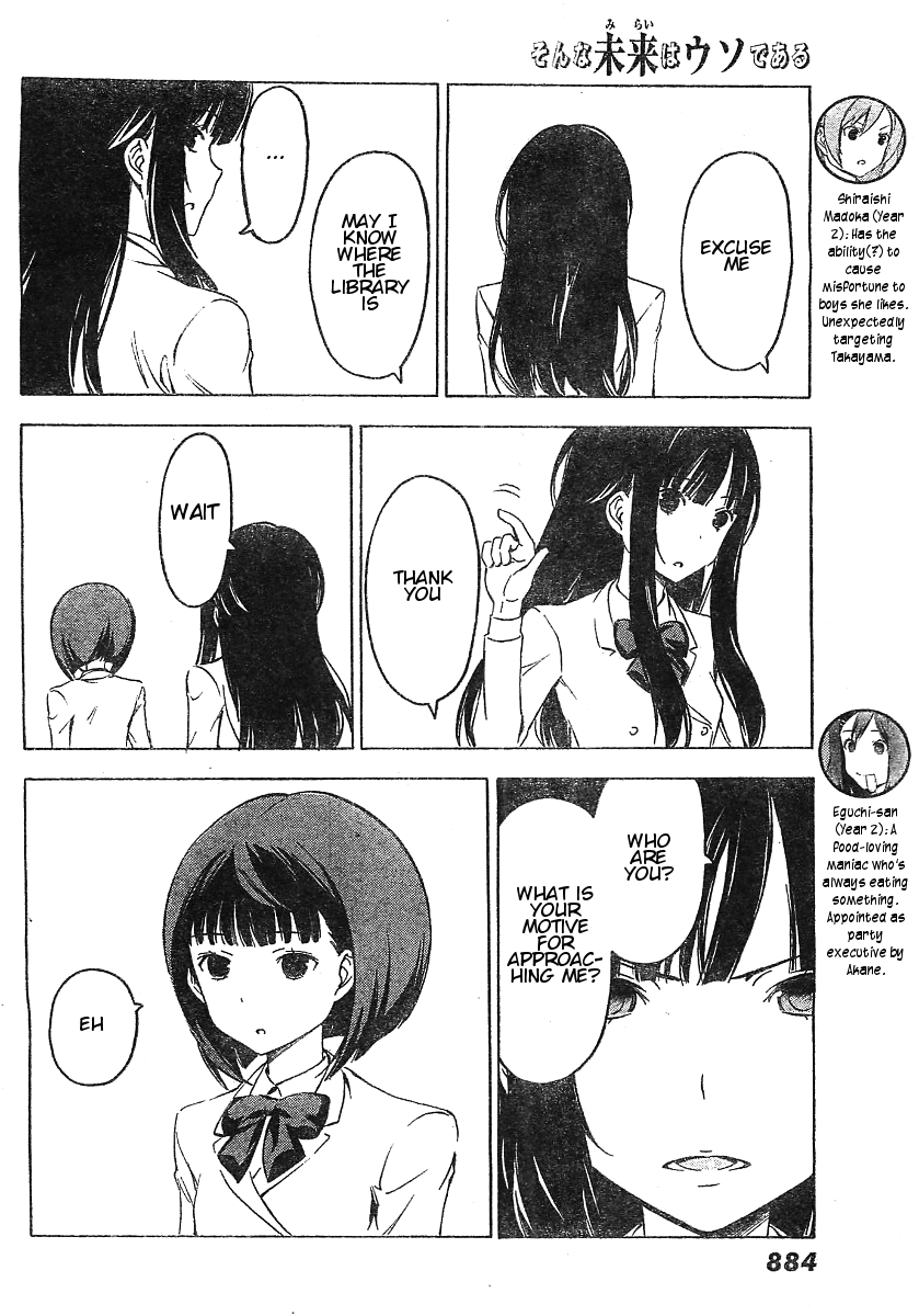 Sonna Mirai wa Uso de Aru Chapter 48 page 4 - Chapter 48: What Kind of Person?