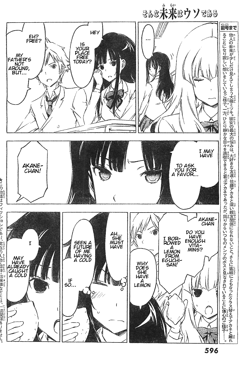 Sonna Mirai wa Uso de Aru Chapter 56 page 2 - Chapter 56: Don't Fuss Over Me