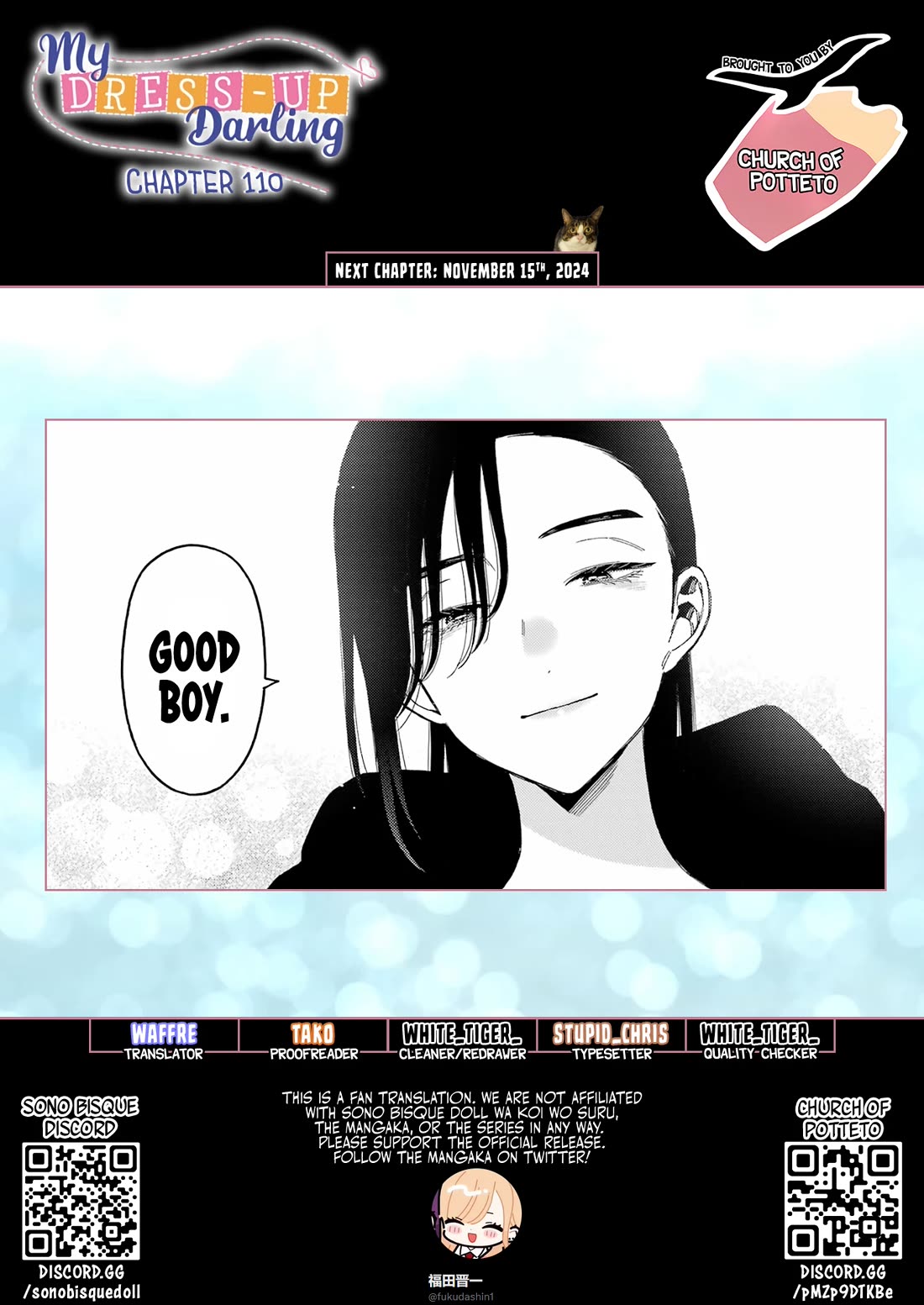 Sono Bisque Doll wa Koi wo suru Chapter 110 page 14 - Chapter 110