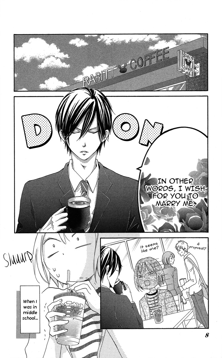 Sono Me, Kuchi hodo ni. Chapter 1 page 8 - Chapter 1: Not with Your Mouth, but Your Eyes.