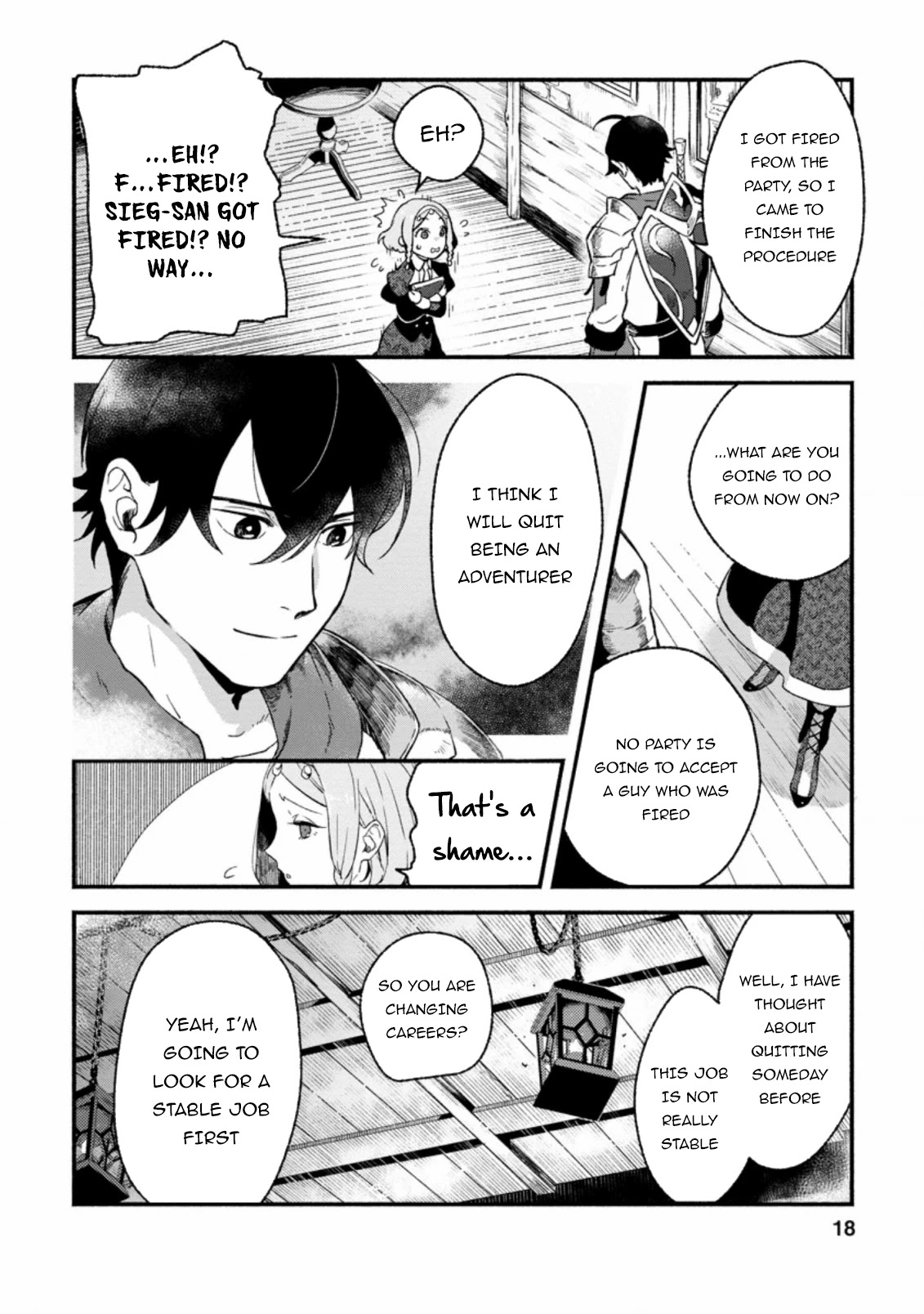Sono Monban, Saikyou Nitsuki: Tsuihou Sareta Bougyo Ryoku 9999 no Senshi, Outo no Monban Toshite Musou Suru Chapter 1 page 17 - Chapter 1