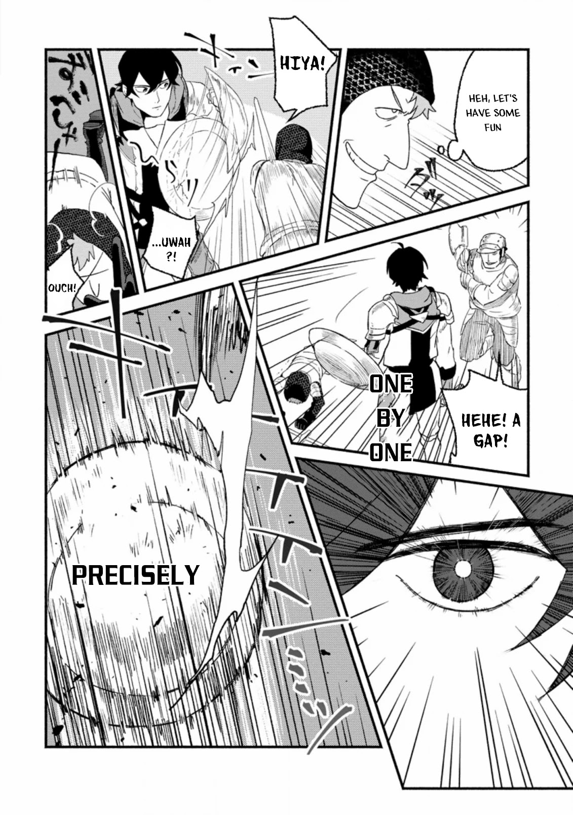 Sono Monban, Saikyou Nitsuki: Tsuihou Sareta Bougyo Ryoku 9999 no Senshi, Outo no Monban Toshite Musou Suru Chapter 1 page 25 - Chapter 1