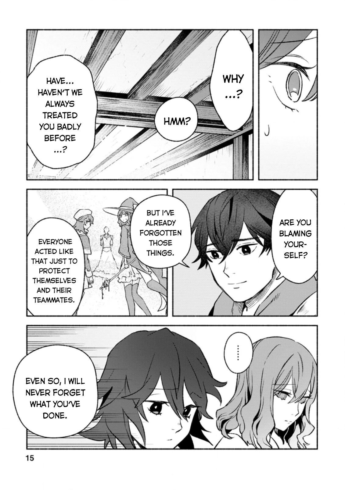 Sono Monban, Saikyou Nitsuki: Tsuihou Sareta Bougyo Ryoku 9999 no Senshi, Outo no Monban Toshite Musou Suru Chapter 11 page 14 - Chapter 11