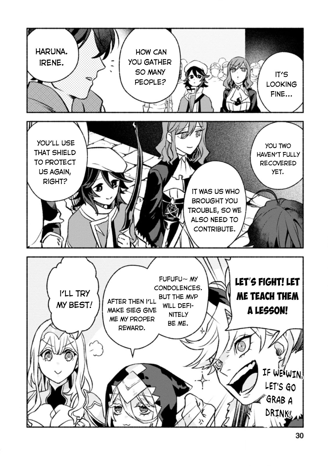 Sono Monban, Saikyou Nitsuki: Tsuihou Sareta Bougyo Ryoku 9999 no Senshi, Outo no Monban Toshite Musou Suru Chapter 11 page 29 - Chapter 11
