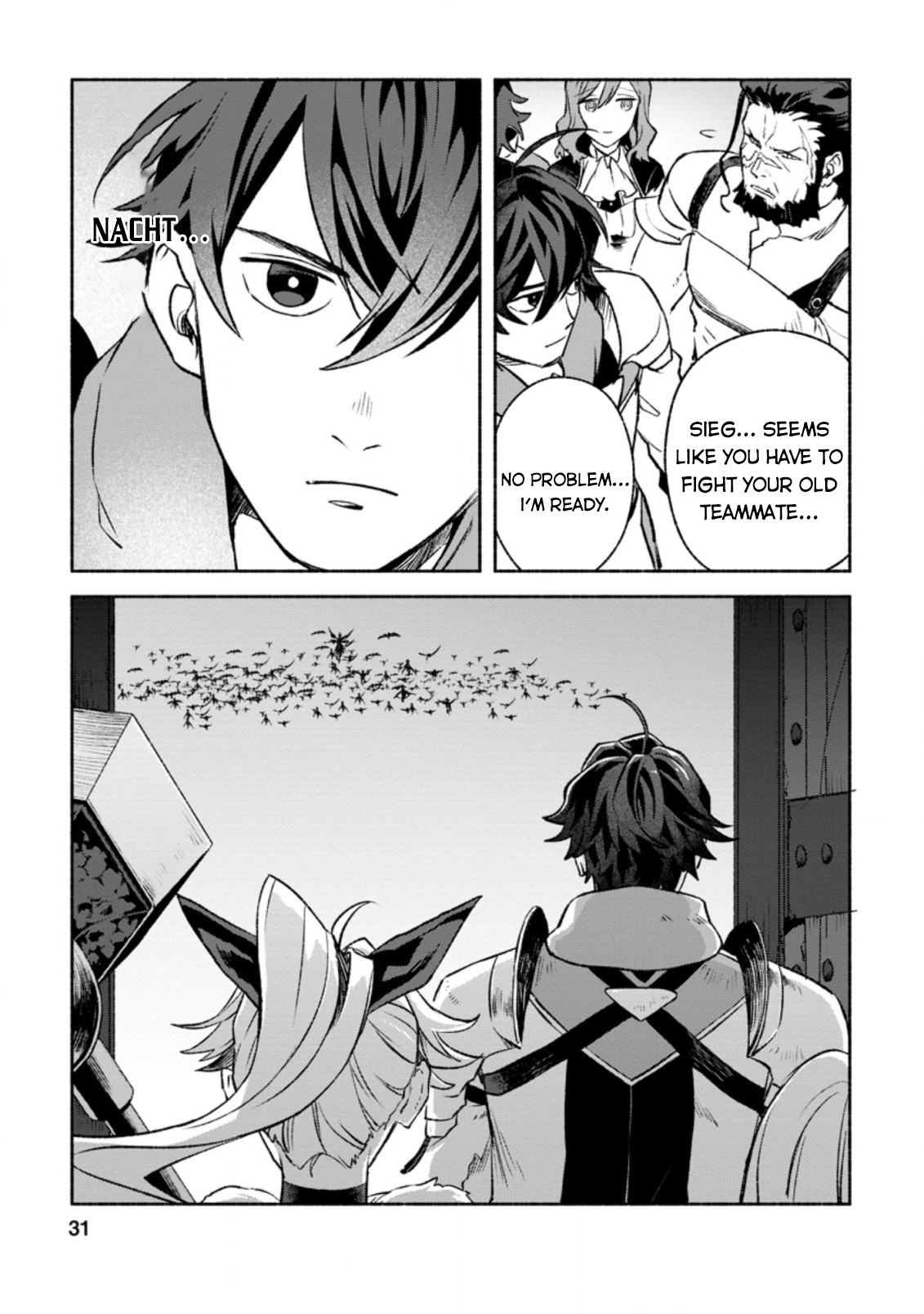 Sono Monban, Saikyou Nitsuki: Tsuihou Sareta Bougyo Ryoku 9999 no Senshi, Outo no Monban Toshite Musou Suru Chapter 11 page 30 - Chapter 11